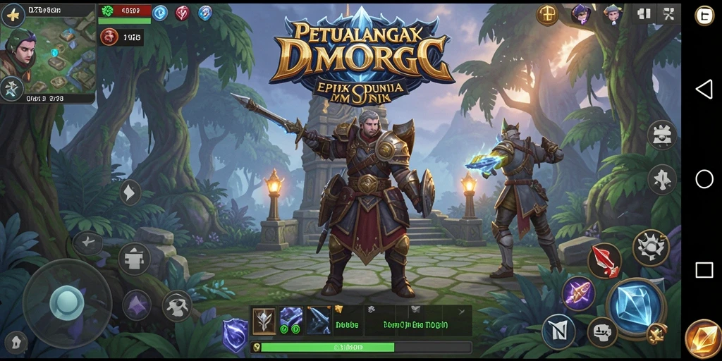 Screenshot game D73 menampilkan aksi seru dalam dunia MMORPG.
