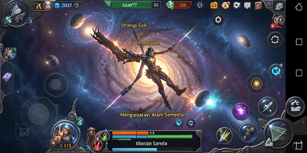 Tampilan gameplay GALAXY77 yang menantang dan strategis.