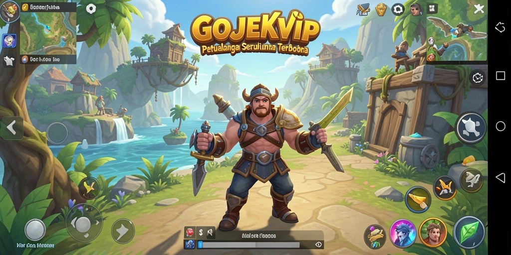 Screenshot gameplay Open World GOJEKVIP yang menampilkan petualangan seru.