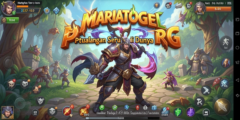 Tangkapan layar MARIATOGEL menampilkan aksi pertarungan seru dan karakter yang kaya.