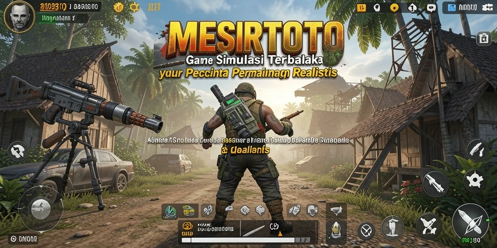 Screenshot utama MESIRTOTO menampilkan gameplay simulasi yang menakjubkan.