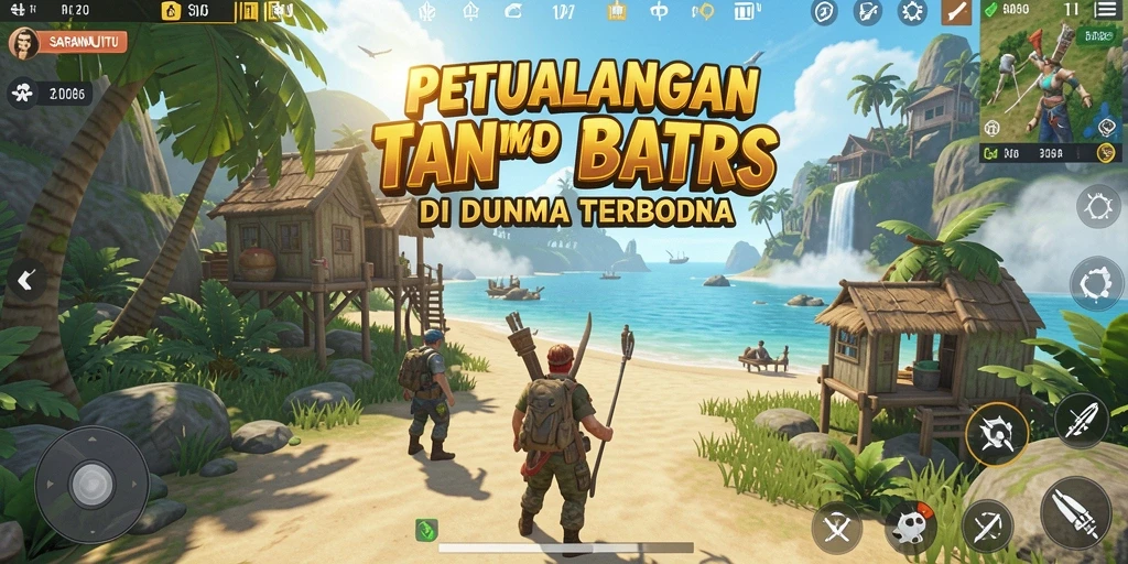 Gameplay SARANAJITU yang menakjubkan di dunia terbuka.